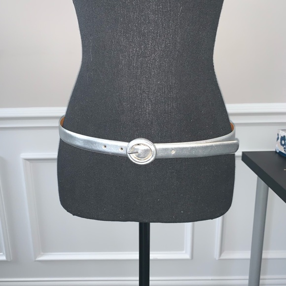 Lauren Ralph Lauren Silver Belt - Picture 1 of 4